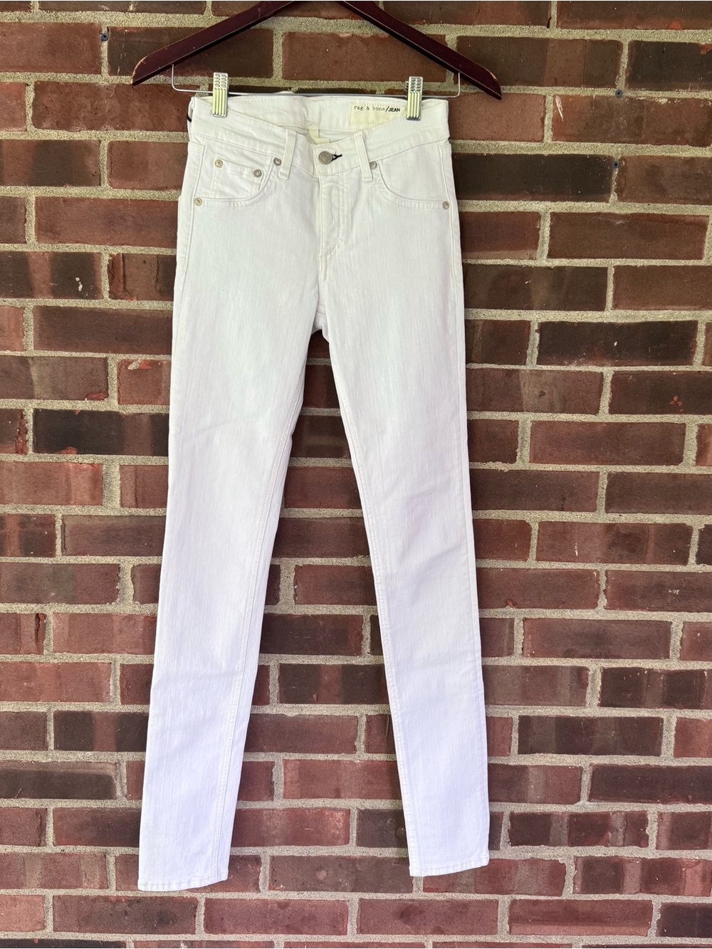 Rag & Bone Skinny White Jeans Women’s Size Waist 25 in NEW